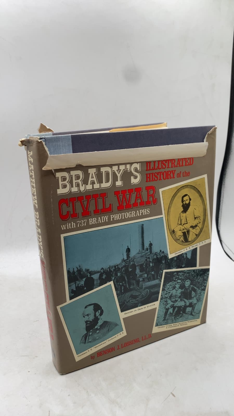 Mathew Brady's Illustrated History of the Civil War 1861-65 by Benson J. Lossing, Ll.d. - front cover