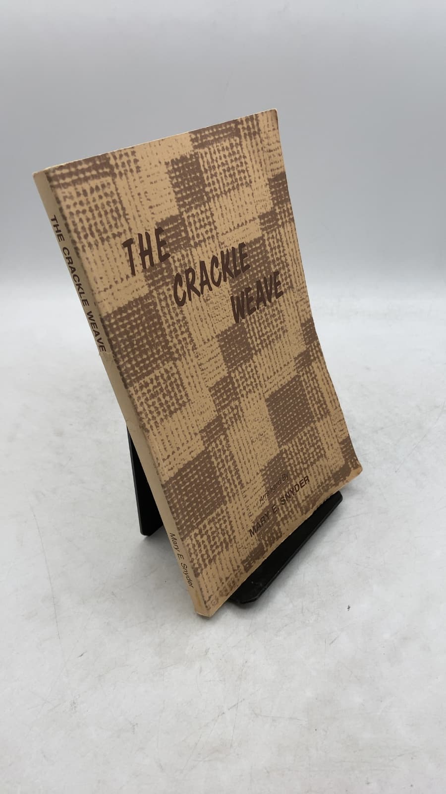 The Crackle Weave by Mary E. Snyder - front cover