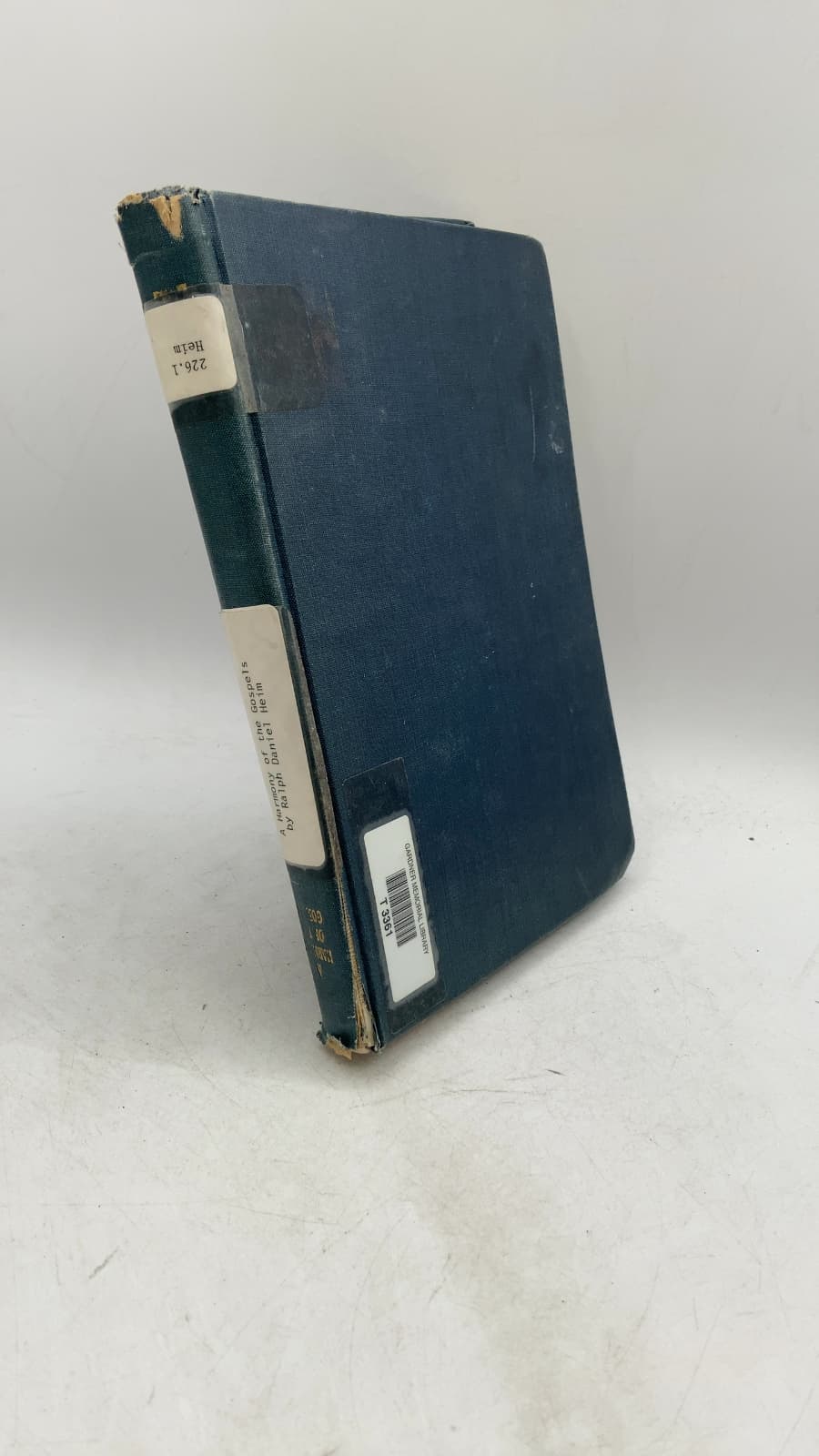 A Harmony of the Gospels for Students by Ralph Daniel Heim - front cover
