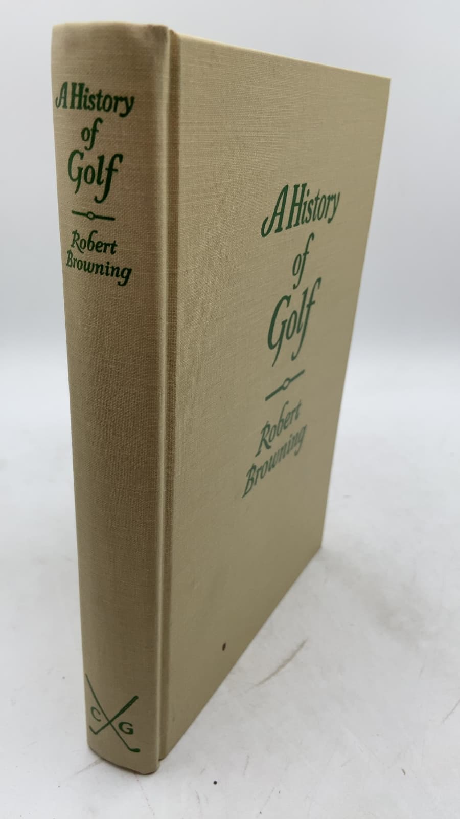 A History of Golf by Robert Browning - front cover