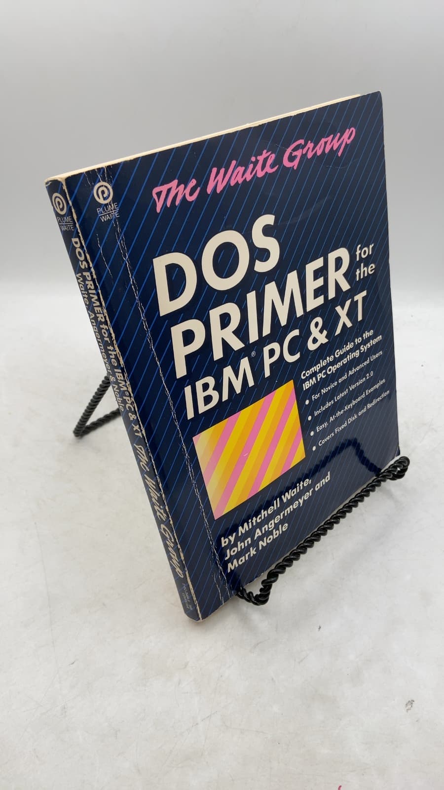 DOS Primer for the IBM PC & XT by Mitchell Waite, John Angermeyer, and Mark Noble - front cover