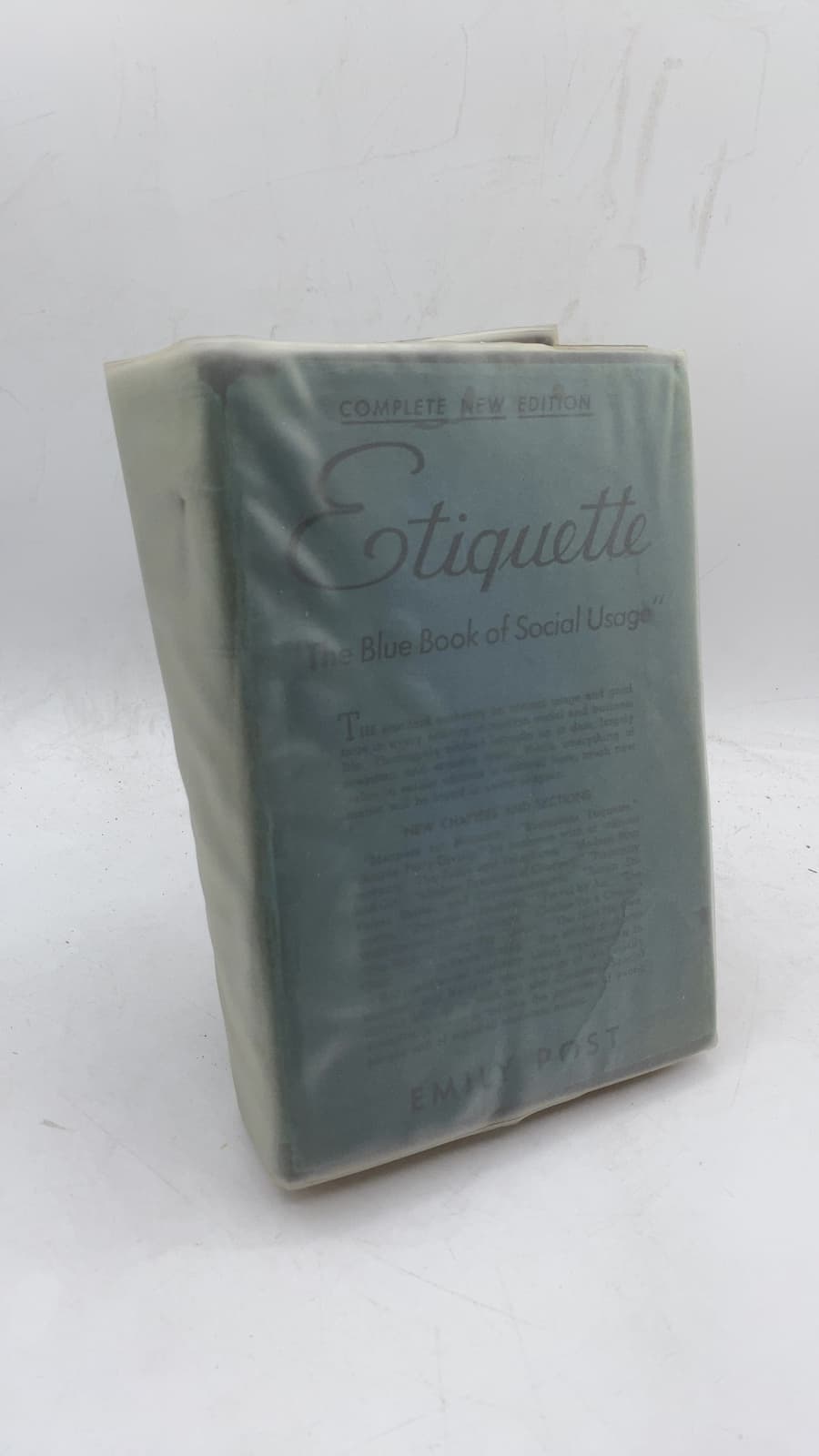 Etiquette: The Blue Book of Social Usage by Emily Post - front cover