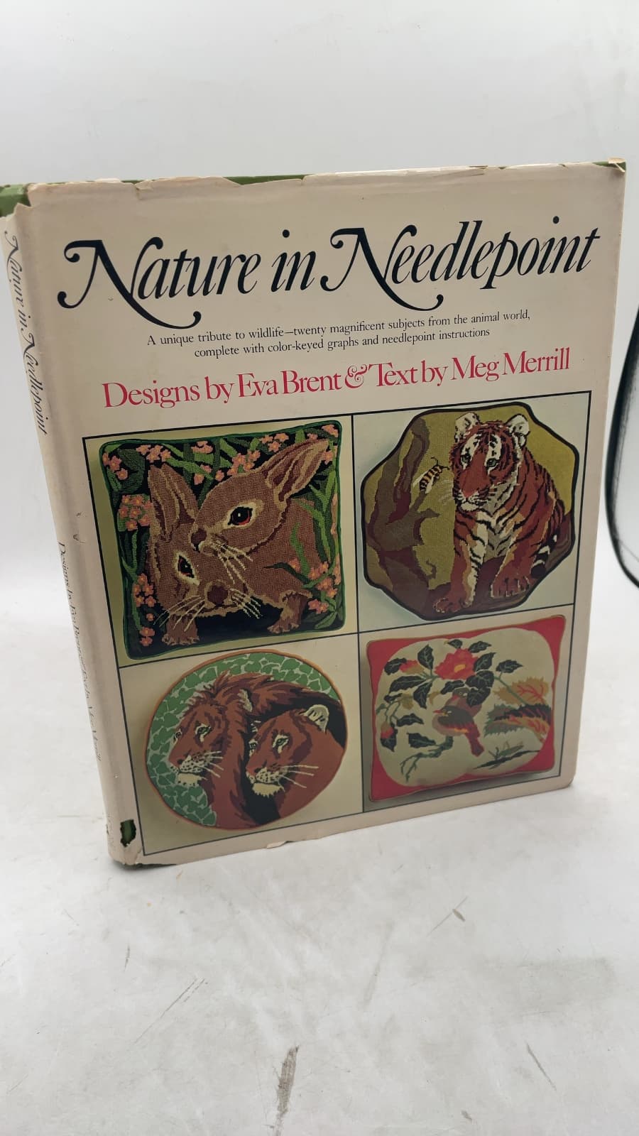 Nature in Needlepoint by Designs by Eva Brent, Text by Meg Merrill - front cover