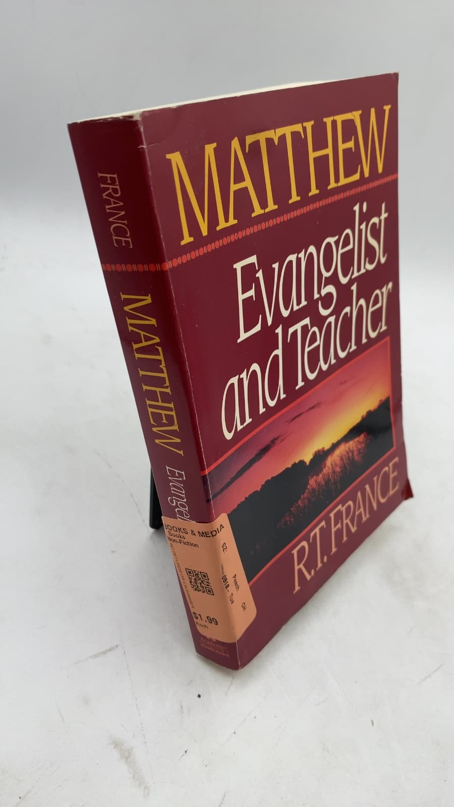 Matthew: Evangelist and Teacher by R.T. France - front cover