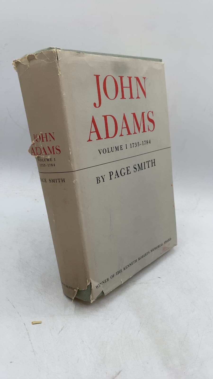 John Adams Volume I 1735-1784 by Page Smith - front cover