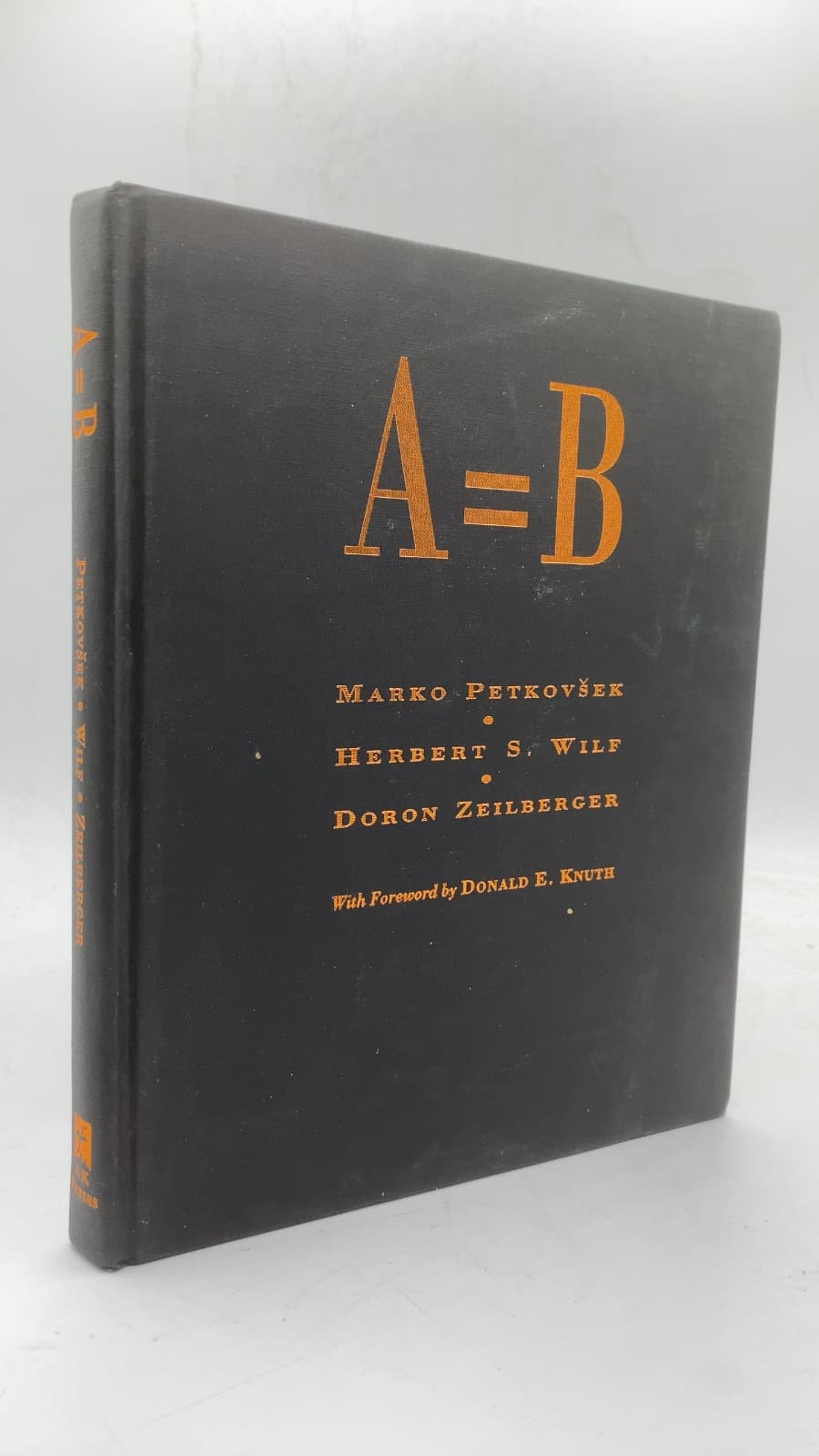 A = B by Marko Petkovšek, Herbert S. Wilf, Doron Zeilberger - front cover
