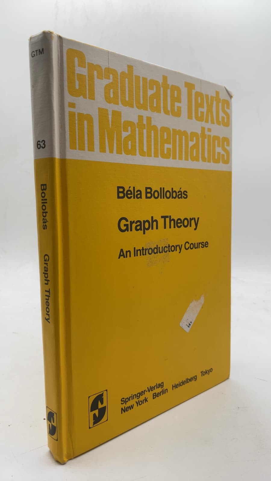 Graph Theory: An Introductory Course by Béla Bollobás - front cover