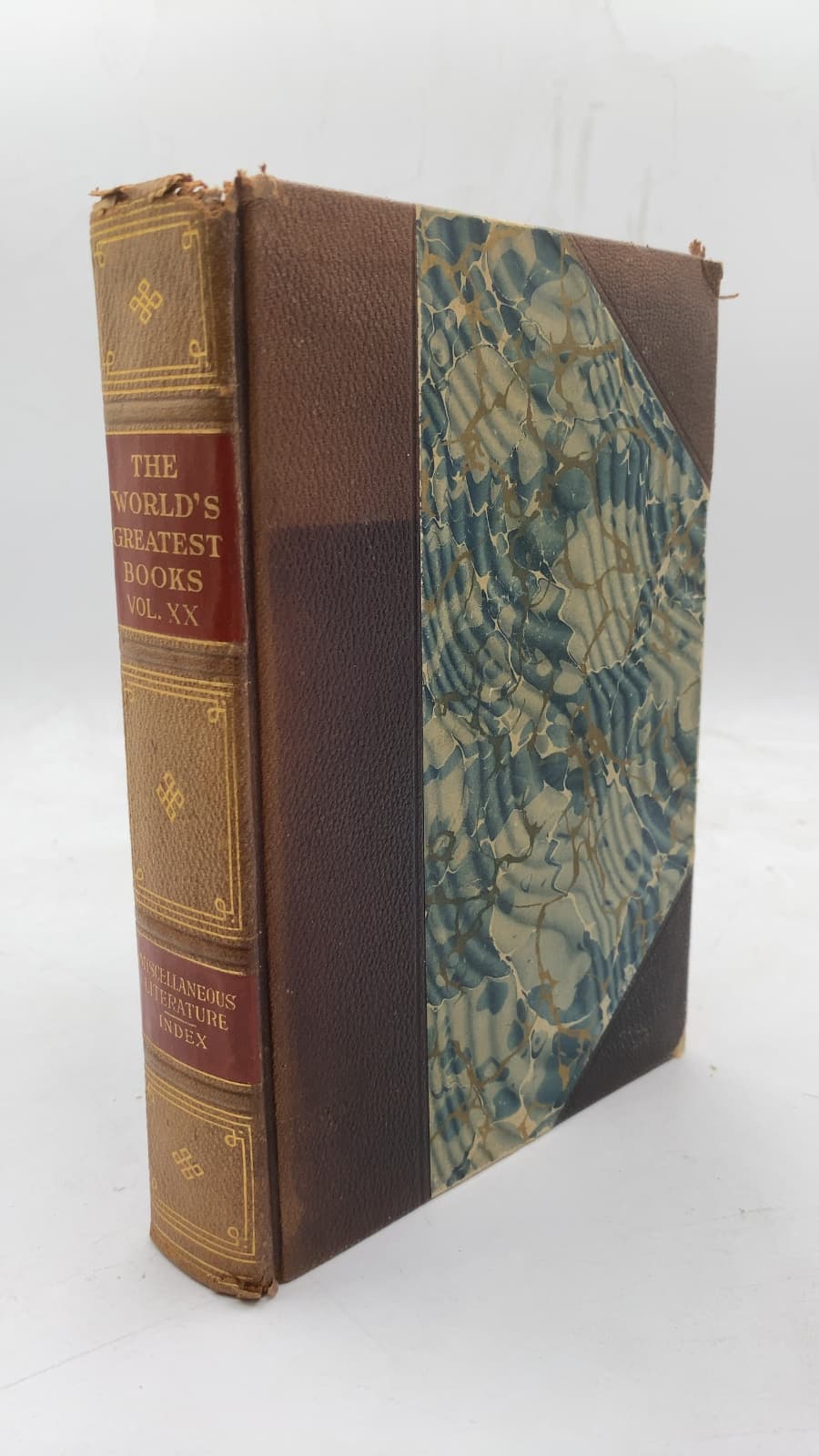 The World's Greatest Books, Vol. XX: Miscellaneous Literature, Index by Lord Northcliffe (Alfred Harmsworth) and S. S. McClure (Editors) - front cover