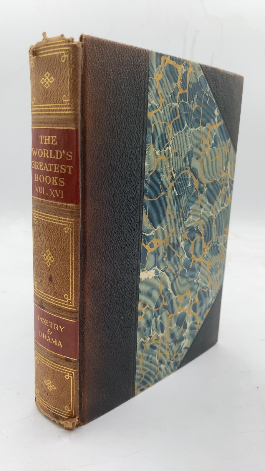 The World's Greatest Books Vol. XVI Poetry and Drama by Lord Northcliffe (Alfred Harmsworth) and S. S. McClure (Editors) - front cover