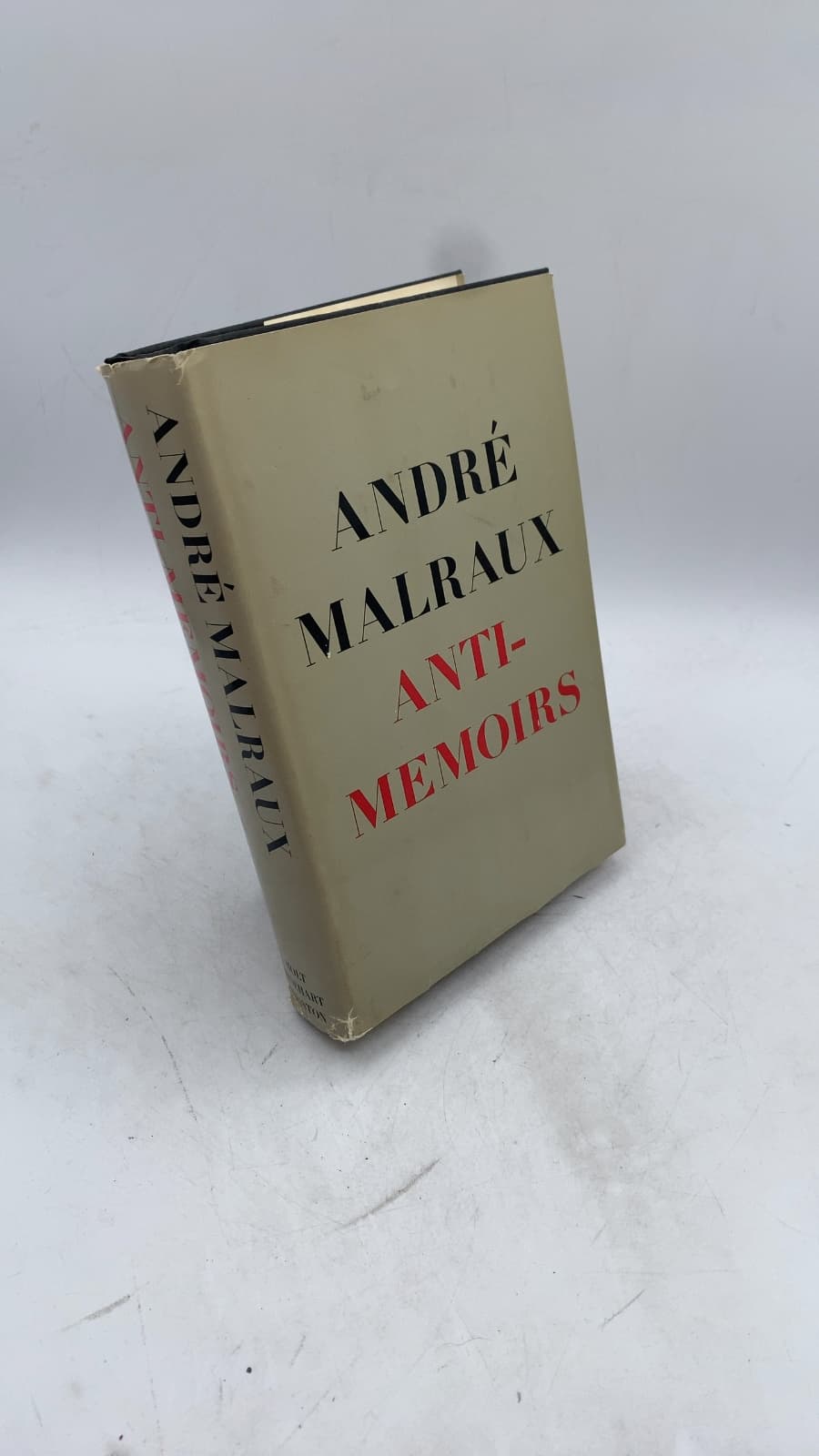 Anti-Memoirs by André Malraux - front cover