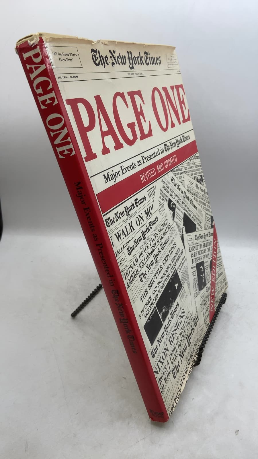 Page One: Major Events 1920-1988 as Presented in The New York Times by Herbert J. Cohen - front cover