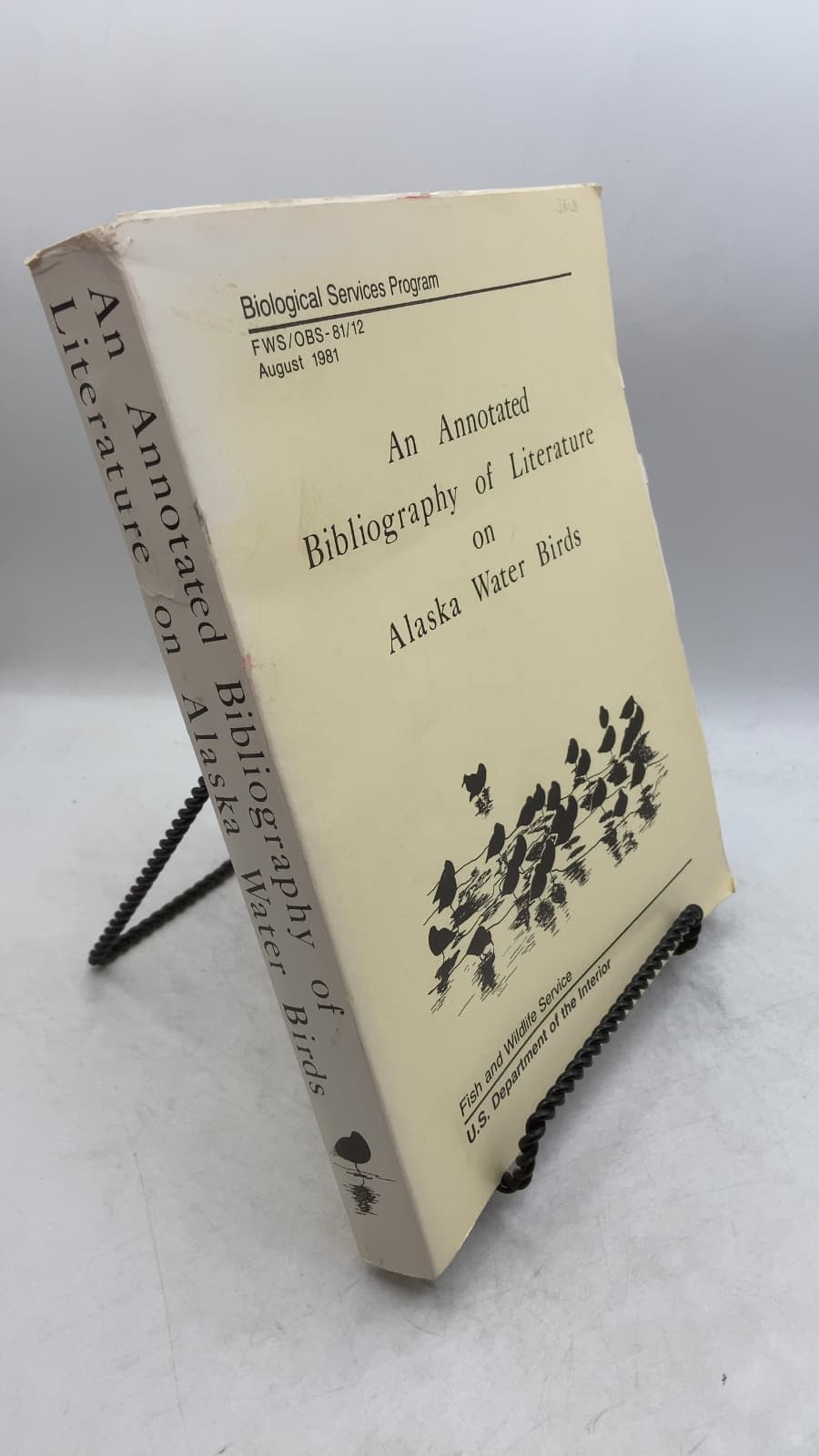 An Annotated Bibliography of Literature on Alaska Water Birds by Colleen M. Handel, Margaret R. Petersen, Robert E. Gill, Jr., Calvin J. Lensink - front cover