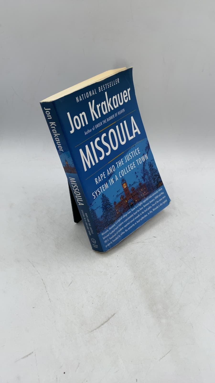 Missoula: Rape and the Justice System in a College Town by Jon Krakauer - front cover