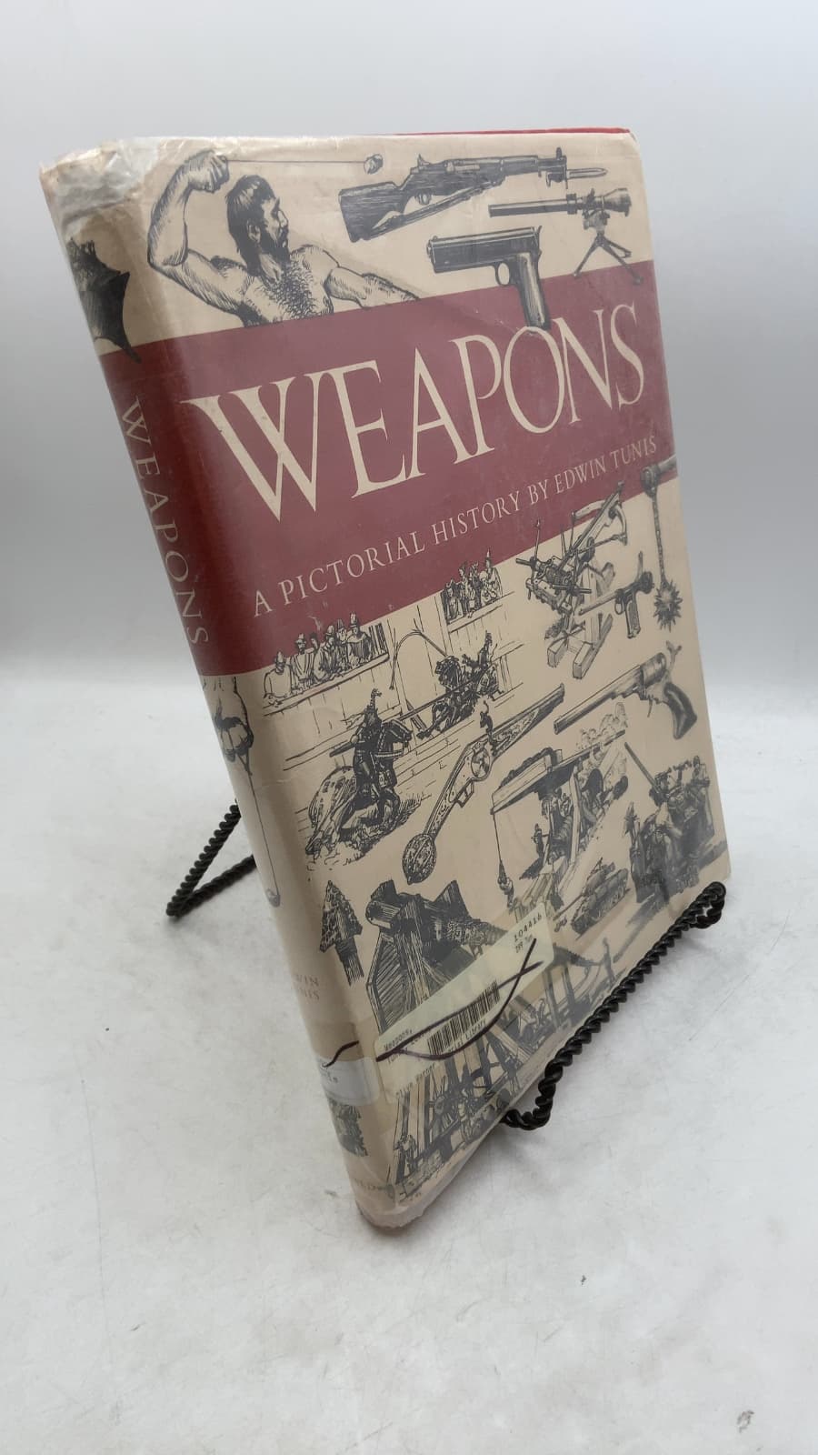 Weapons: A Pictorial History by Edwin Tunis - front cover