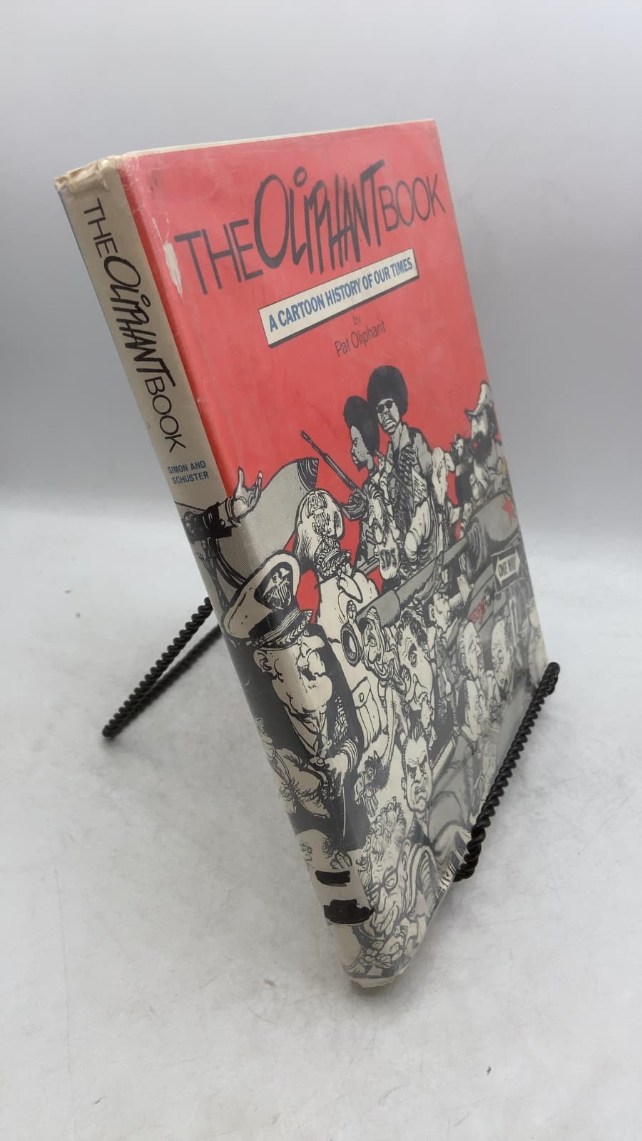 The Oliphant Book: A Cartoon History of Our Times by Pat Oliphant - front cover