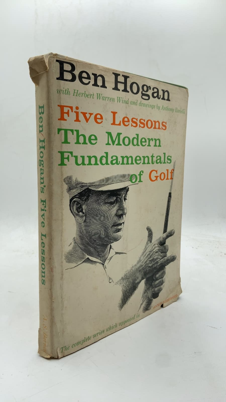 Five Lessons: The Modern Fundamentals of Golf by Ben Hogan with Herbert Warren Wind - front cover