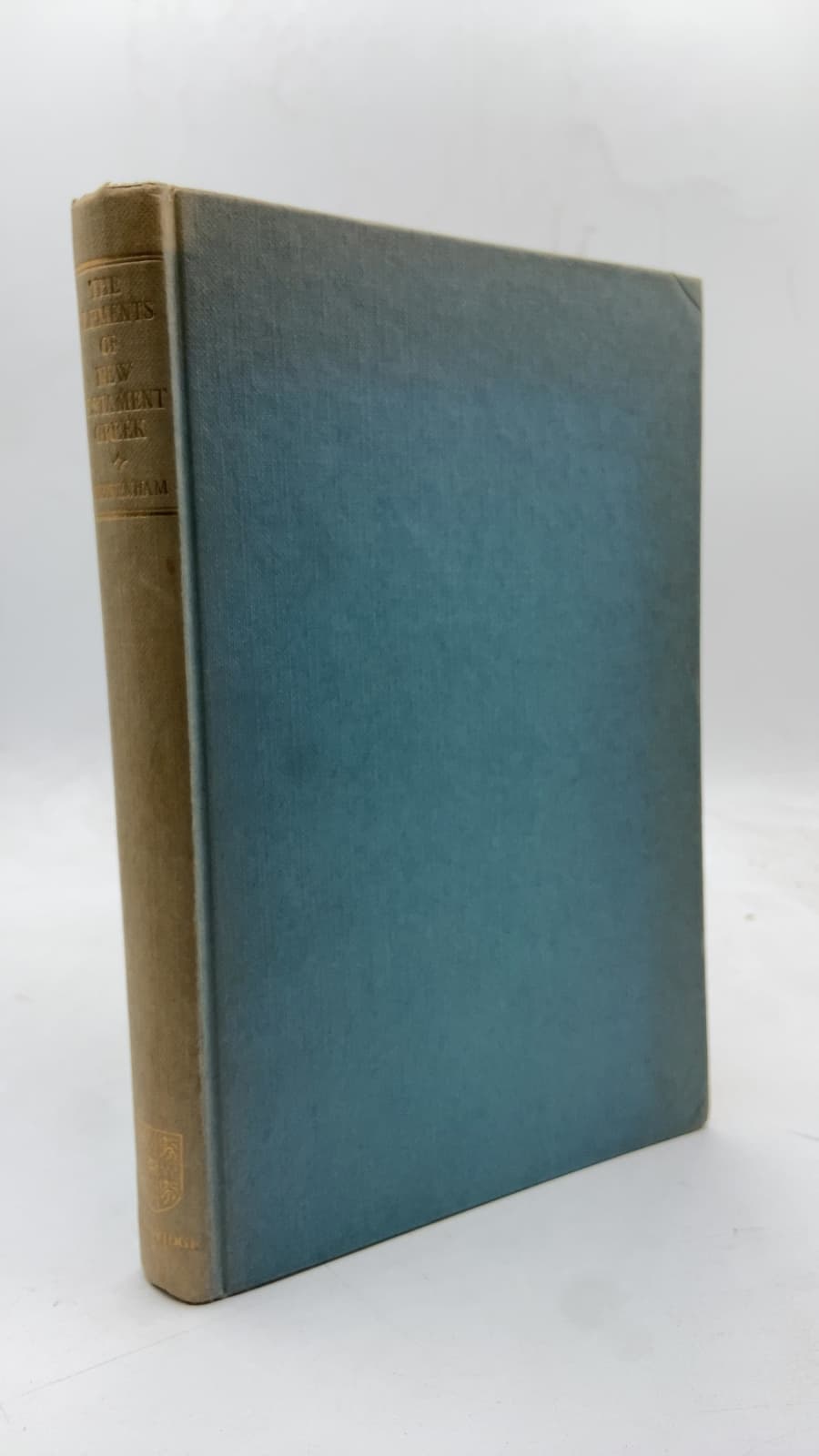 THE Elements OF NEW Testament Greek by J.w. Wenham - front cover