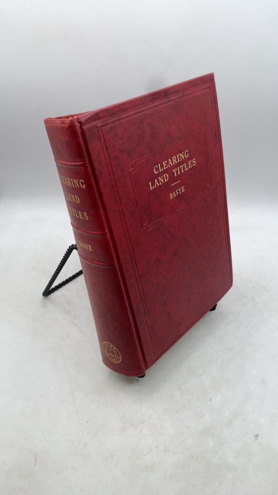 Clearing Land Titles by Paul E. Basye - front cover
