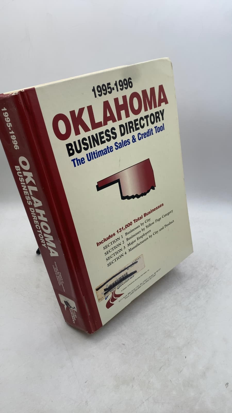1995-1996 Oklahoma Business Directory: The Ultimate Sales & Credit Tool by American Business Directories - front cover