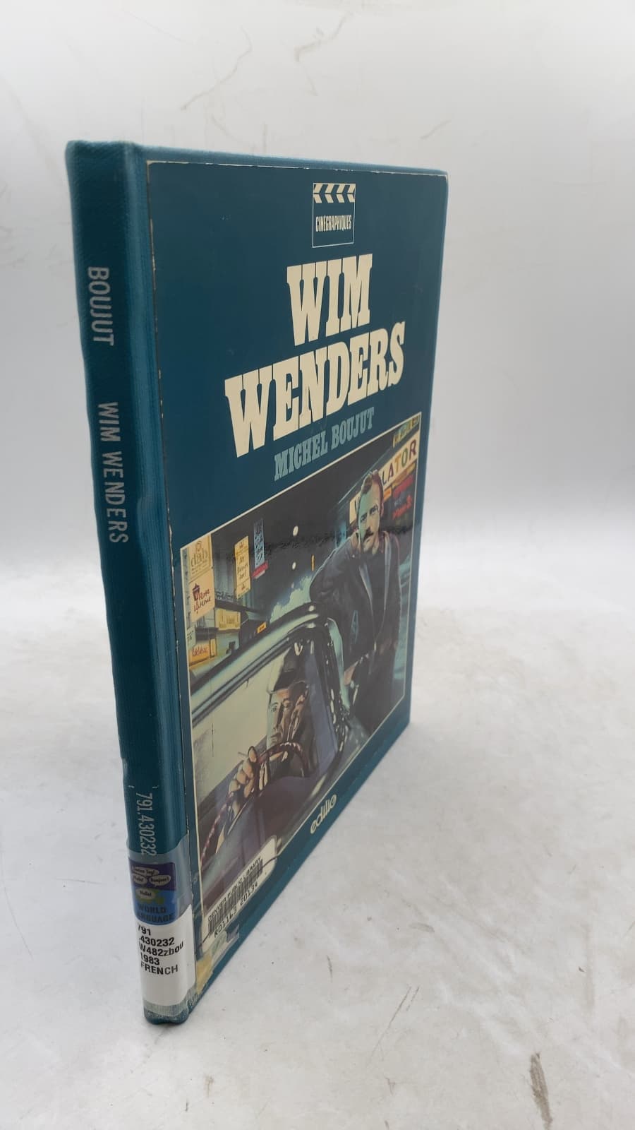 Wim Wenders by Michel Boujut - front cover