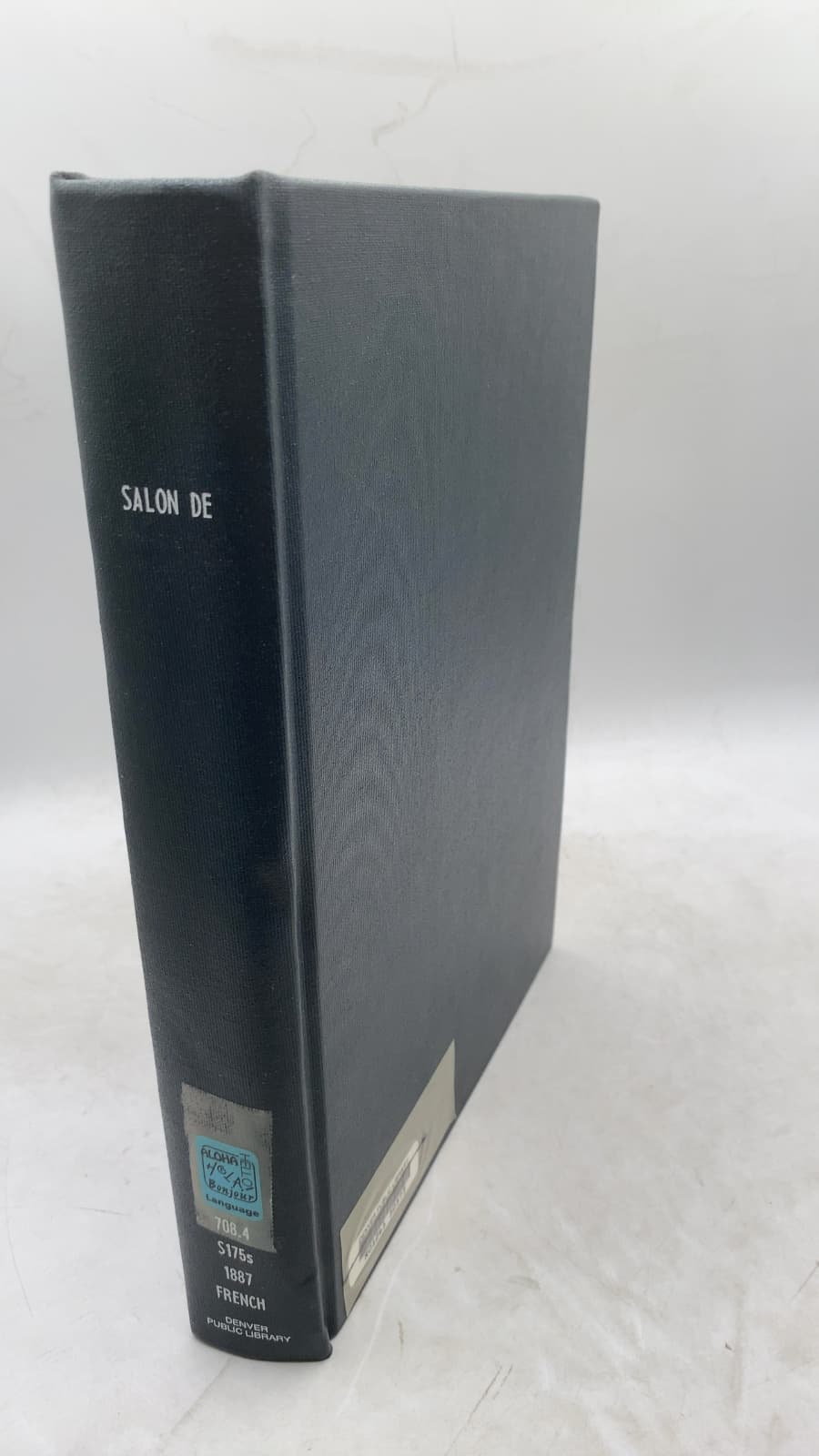 Salon de 1887: Cent Planches en Photogravure by G. Ollendorff - front cover