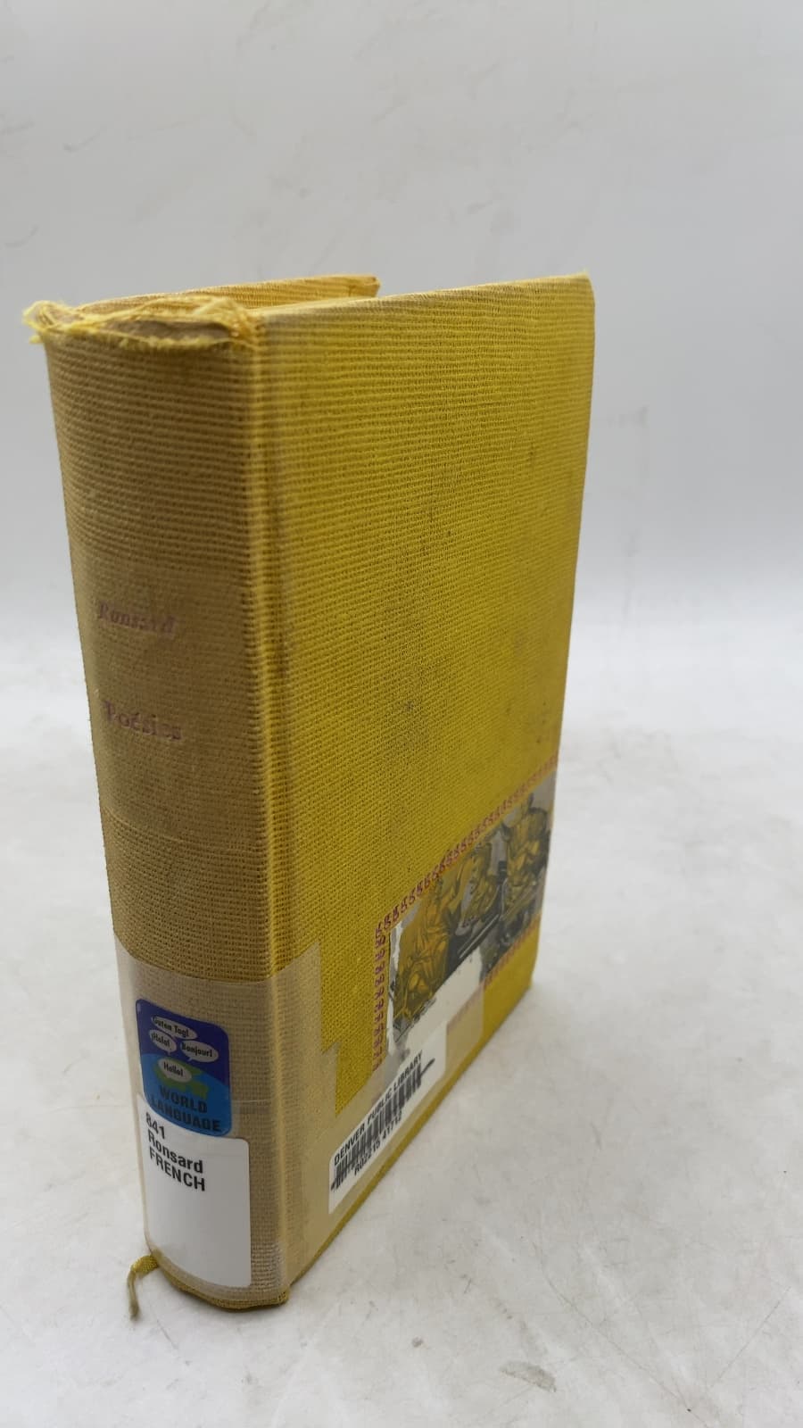 Poésies by Pierre de Ronsard - front cover