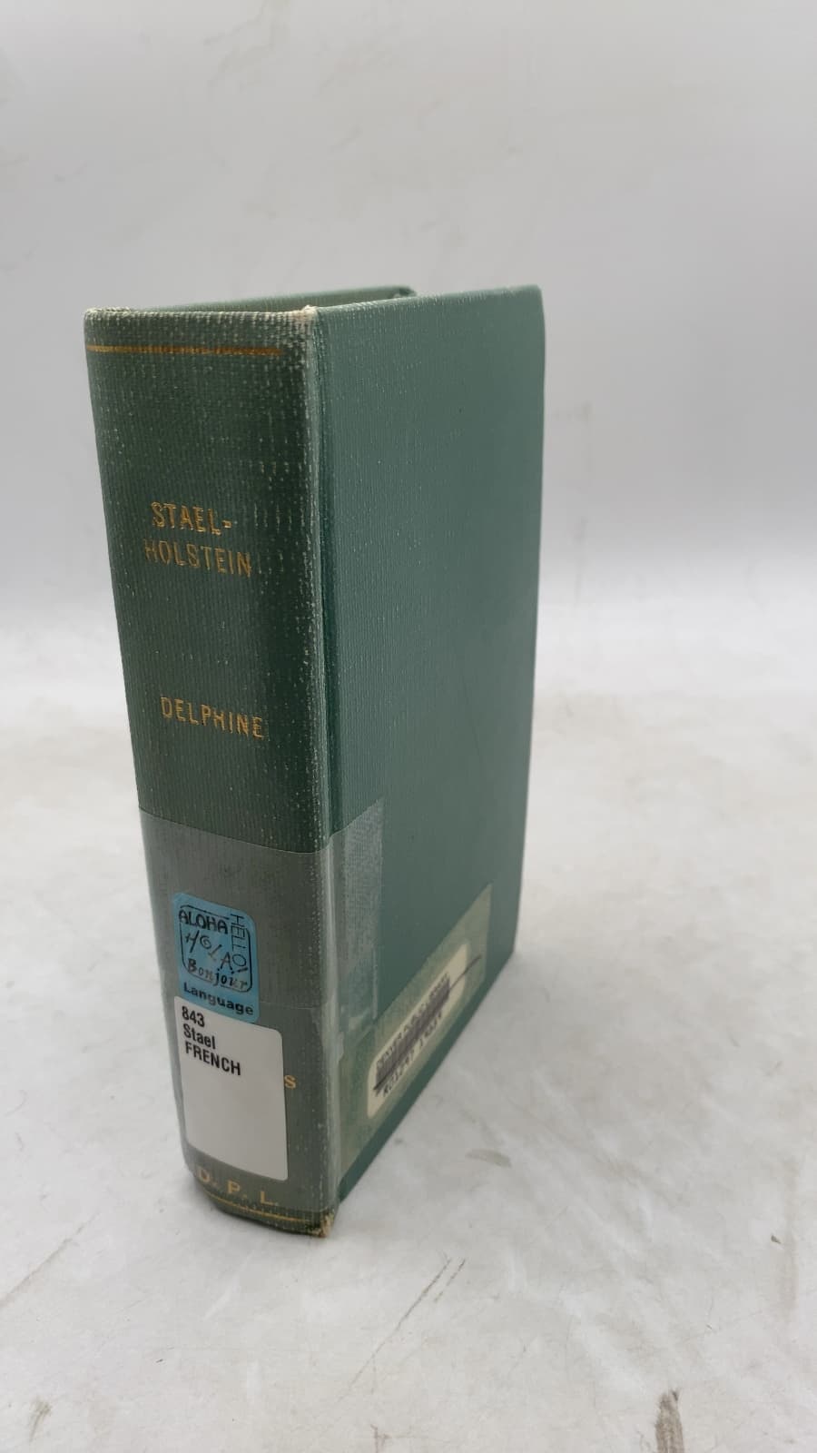 Delphine by Madame de Staël - front cover