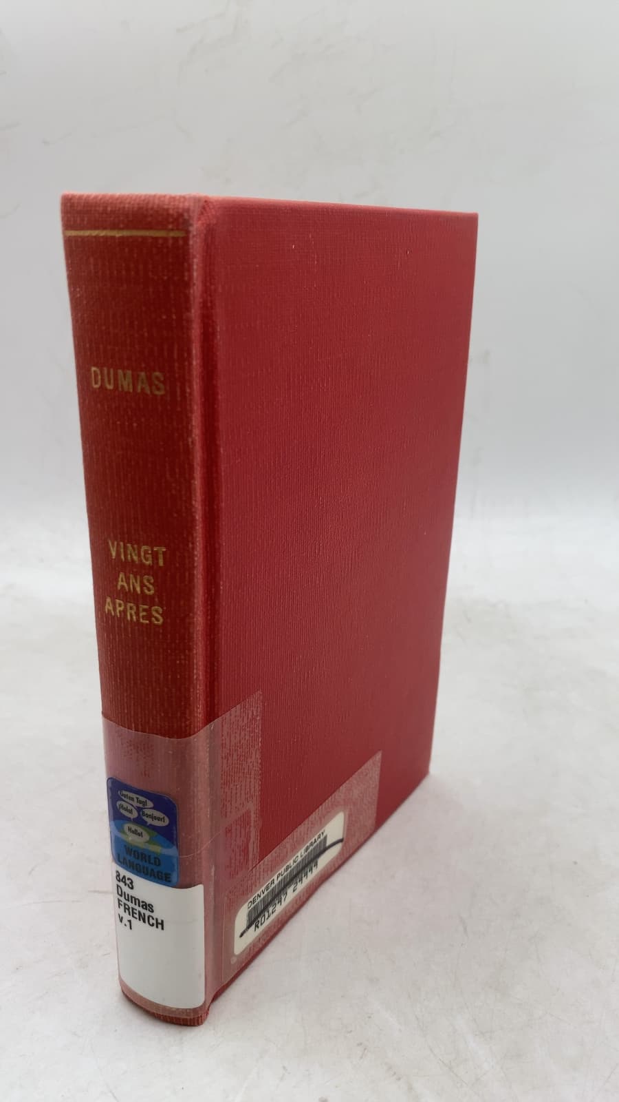 Vingt Ans Après I by Alexandre Dumas - front cover
