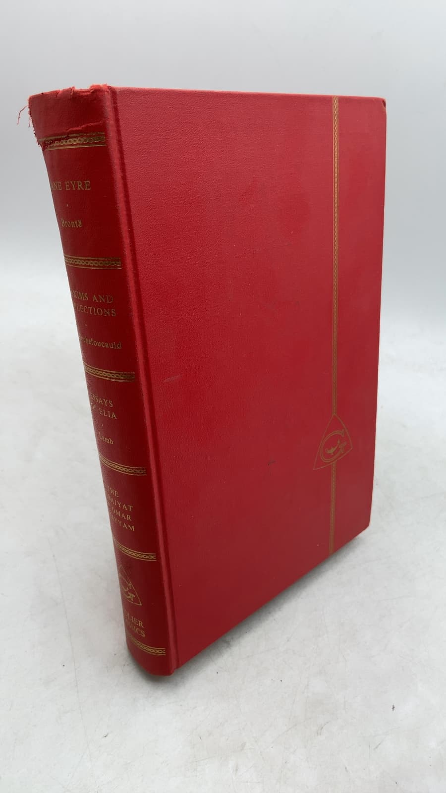 Jane Eyre; Maxims and Reflections; Essays of Elia; The Rubaiyat of Omar Khayyam; and others by Charlotte Brontë, François Duc de La Rochefoucauld, Charles Lamb, Omar Khayyam - front cover
