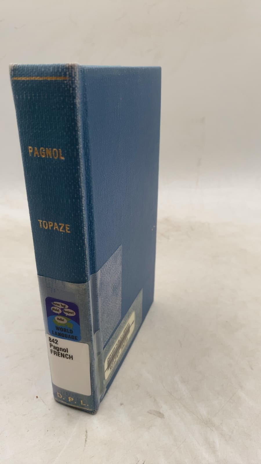 Topaze by Marcel Pagnol - front cover