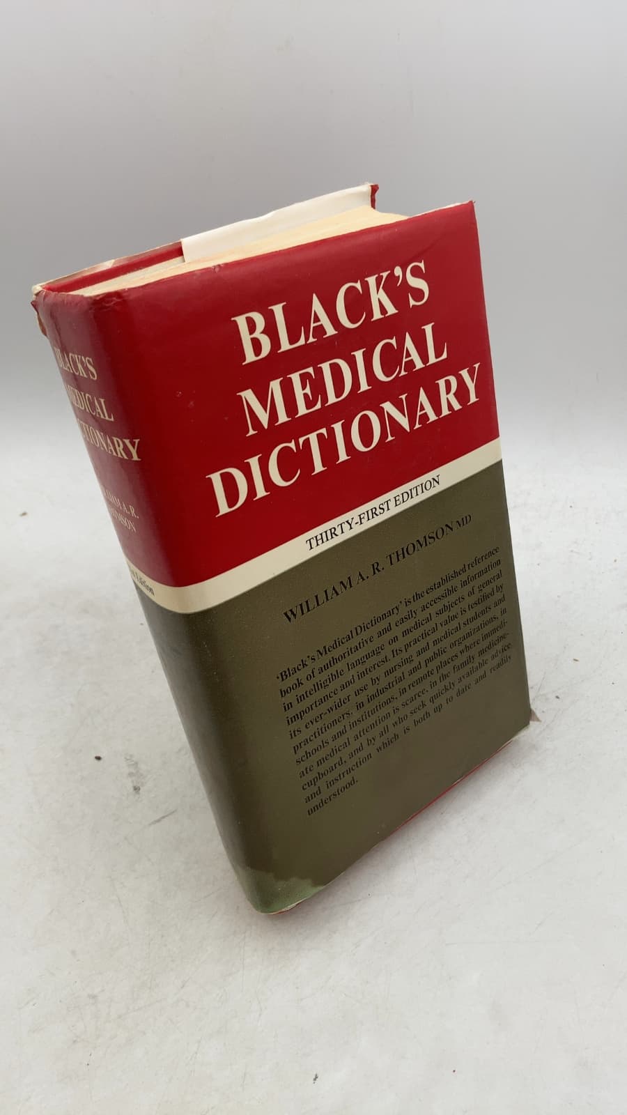 Black's Medical Dictionary by William A. R. Thomson, M.d. - front cover