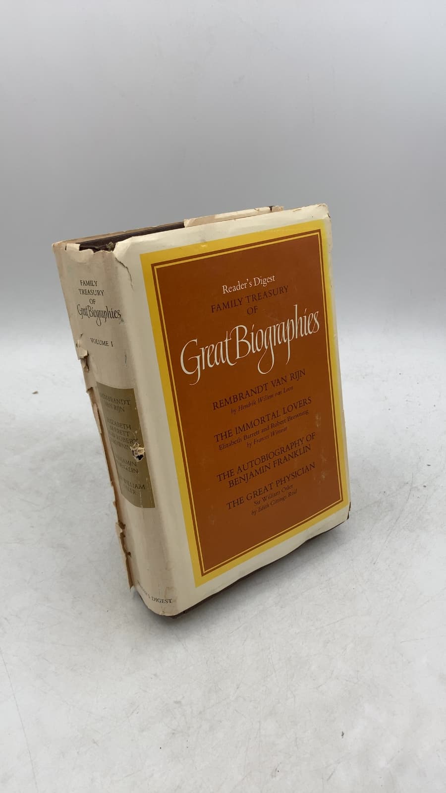 Reader's Digest Family Treasury of Great Biographies, Volume I by The Editors of The Reader's Digest - front cover