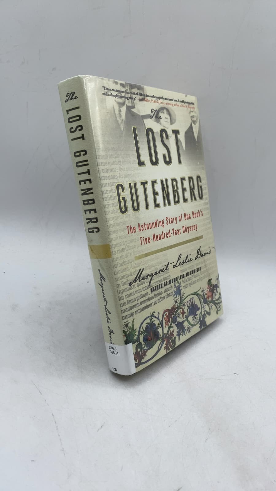 The Lost Gutenberg: The Astounding Story of One Book's Five-Hundred-Year Odyssey by Margaret Leslie Davis - front cover