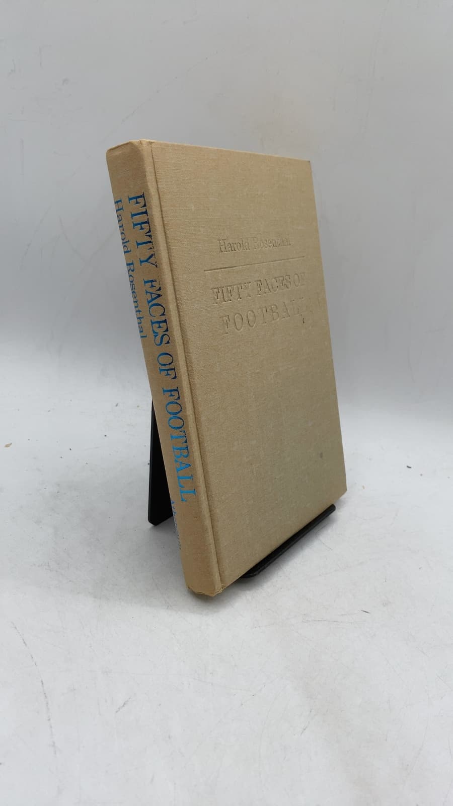Fifty Faces OF Football by Harold Rosenthal - front cover