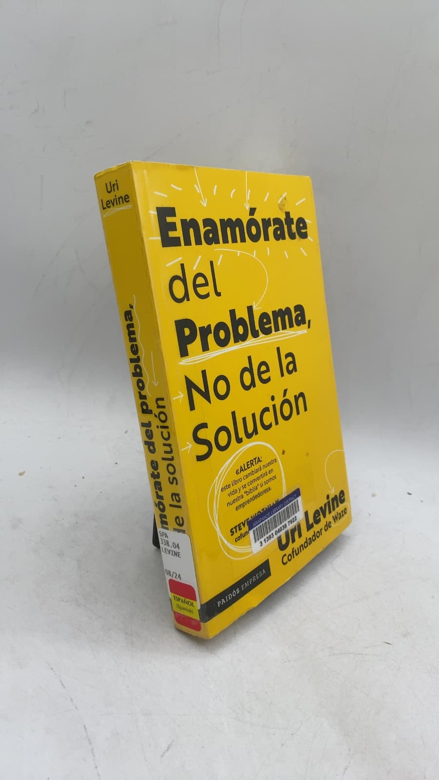 Enamórate del Problema, No de la Solución by Uri Levine - front cover