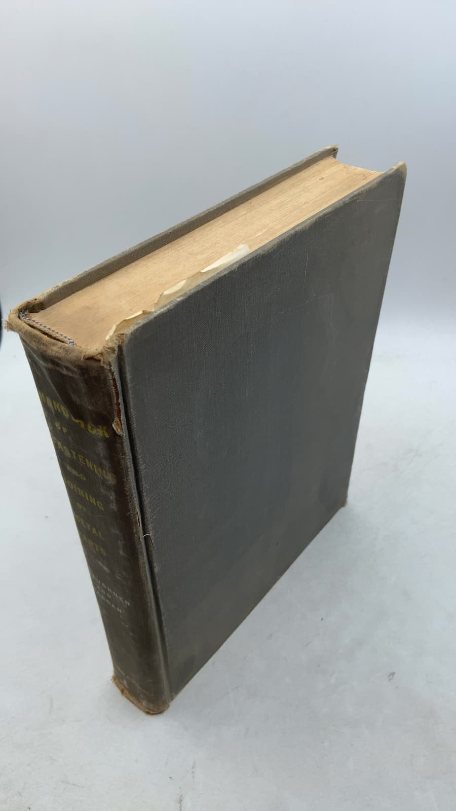 Handbook of Fastening and Joining of Metal Parts by Vallory H. Laughner and Augustus D. Hargan - front cover
