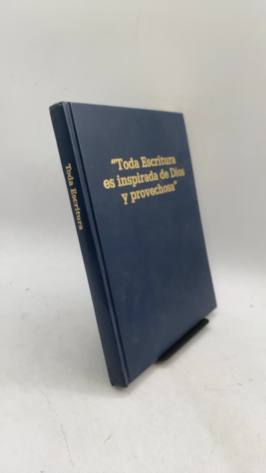 Toda Escritura es inspirada de Dios y provechosa - front cover