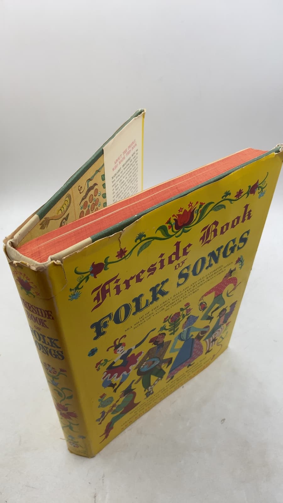 Fireside Book of Folk Songs by Margaret Bradford Boni - front cover