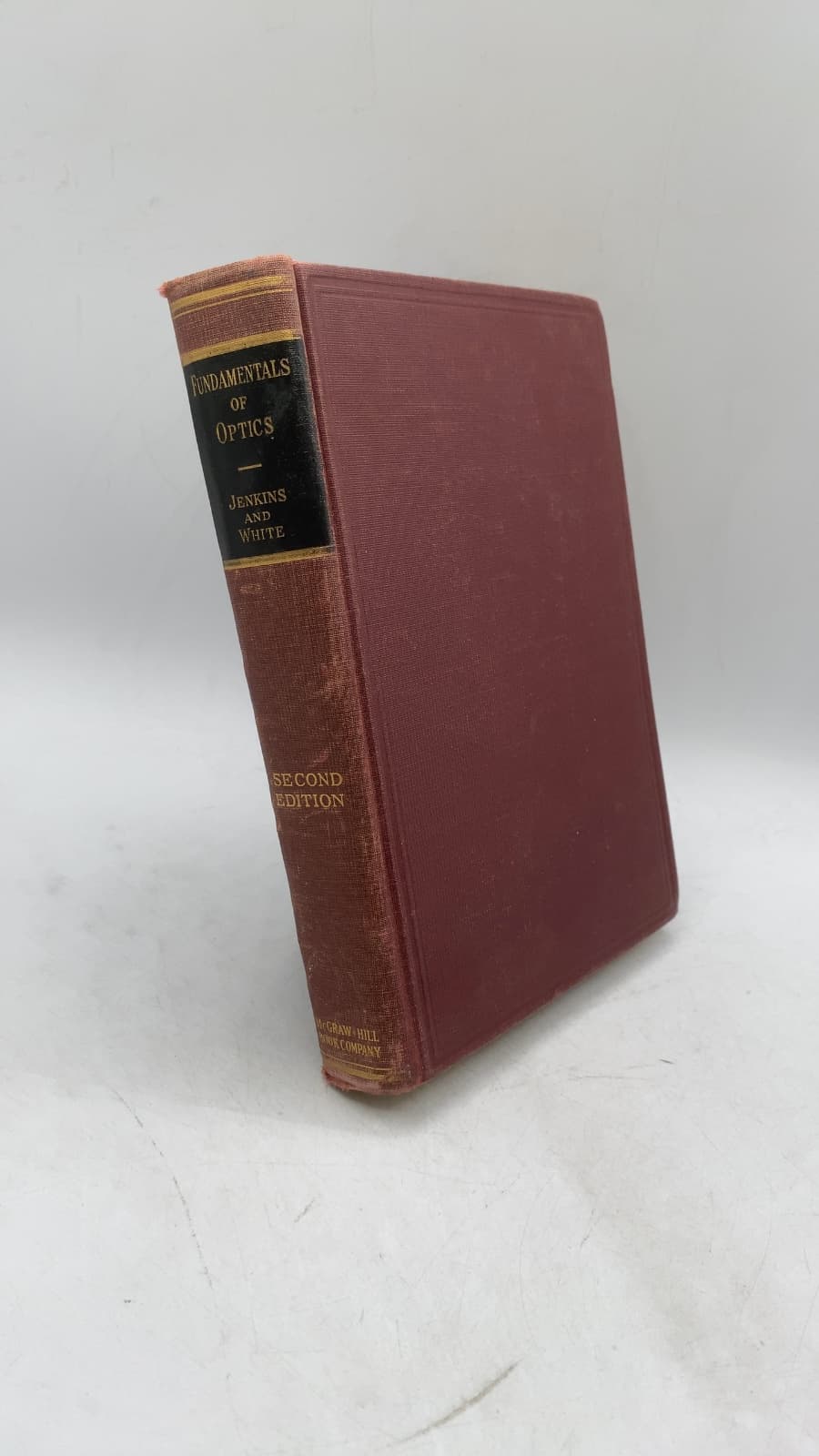 Fundamentals of Optics by Francis A. Jenkins and Harvey E. White - front cover