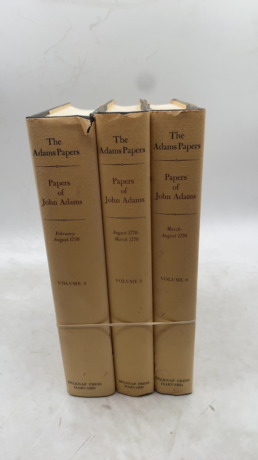 Papers of John Adams vol. 4,5,6 by Robert J. Taylor, Gregg L. Lint, Celeste Walker - front cover