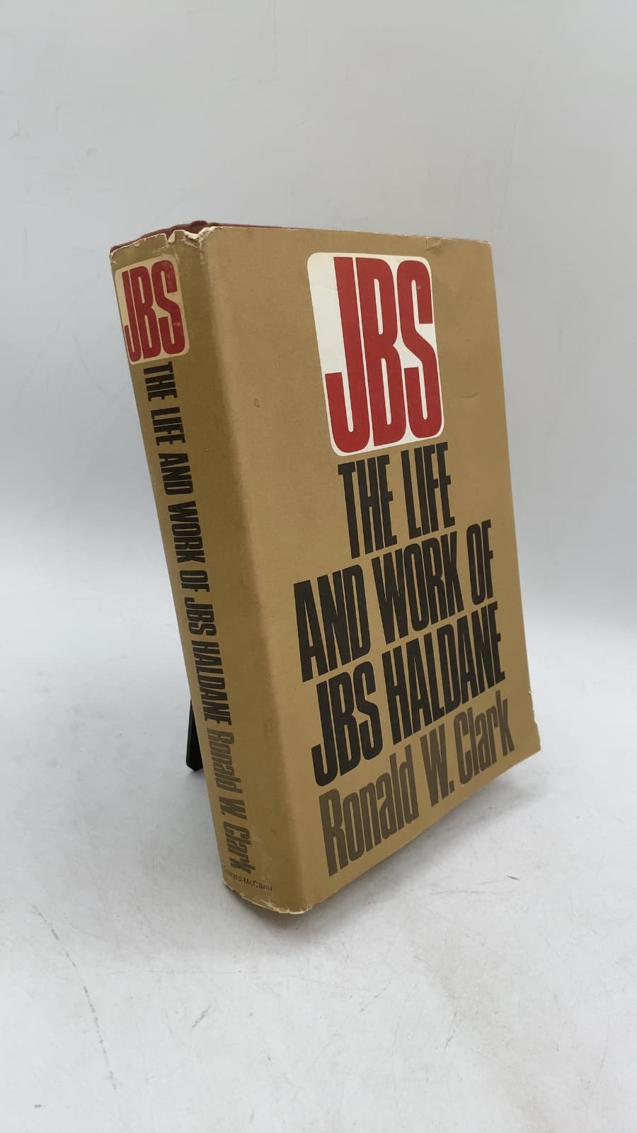 JBS: The Life and Work of J. B. S. Haldane by Ronald W. Clark - front cover
