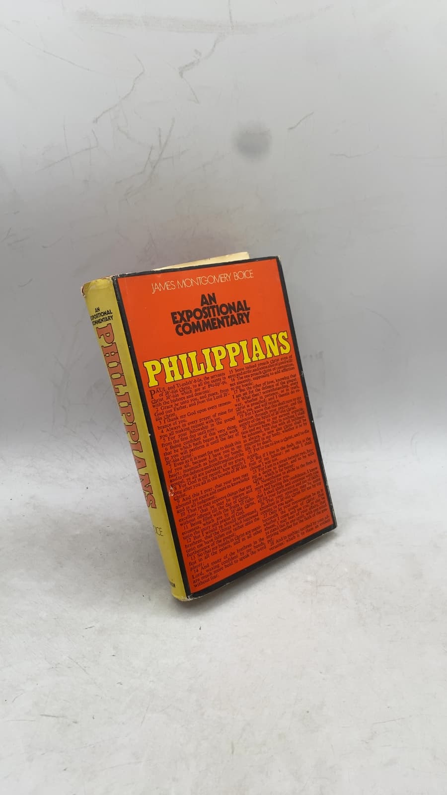 Philippians: An Expositional Commentary by James Montgomery Boice - front cover