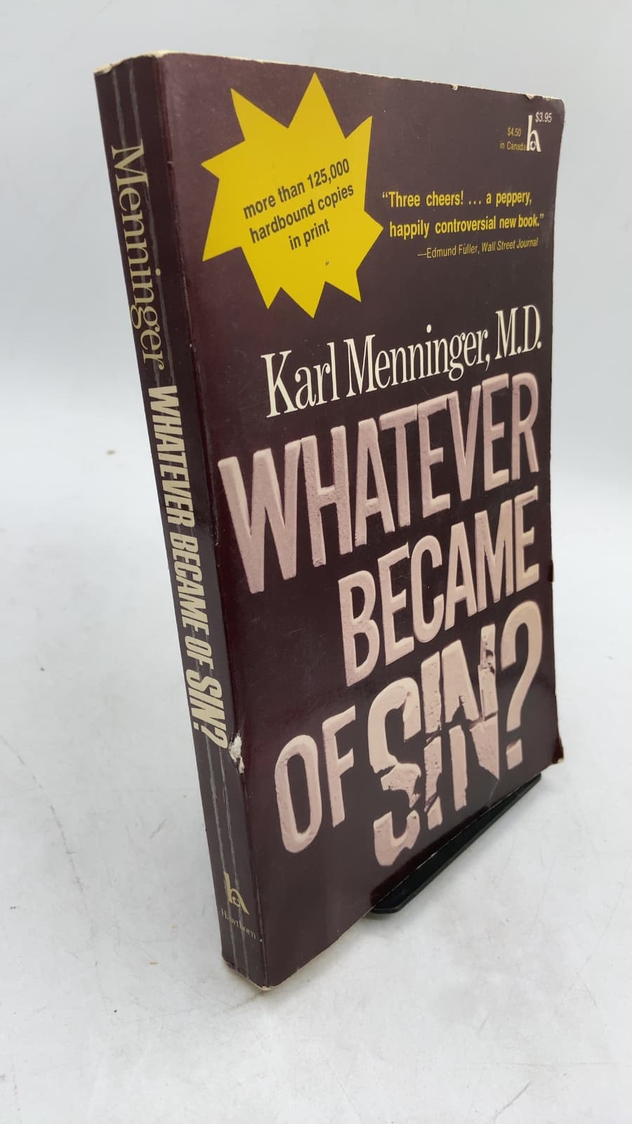 Whatever Became of Sin? by Karl Menninger, M.D. - front cover