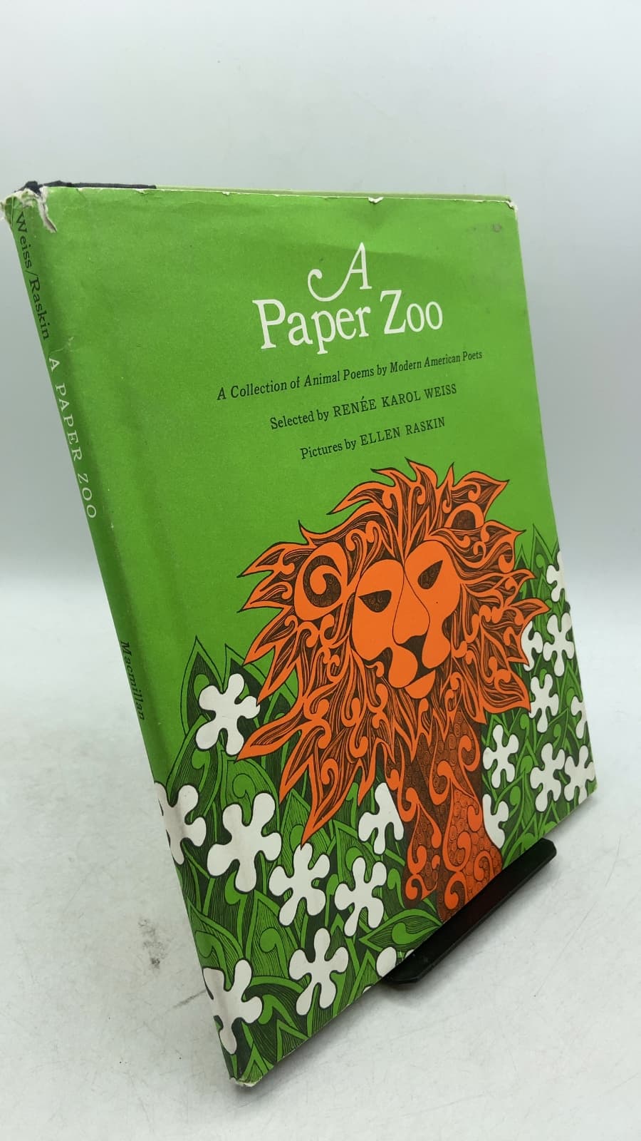 A Paper Zoo: A Collection of Animal Poems by Modern American Poets by Selected by Renée Karol Weiss - front cover