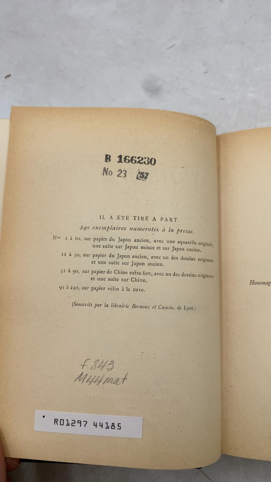 La Maison Tellier by Guy de Maupassant - copyright page showing 1905 details