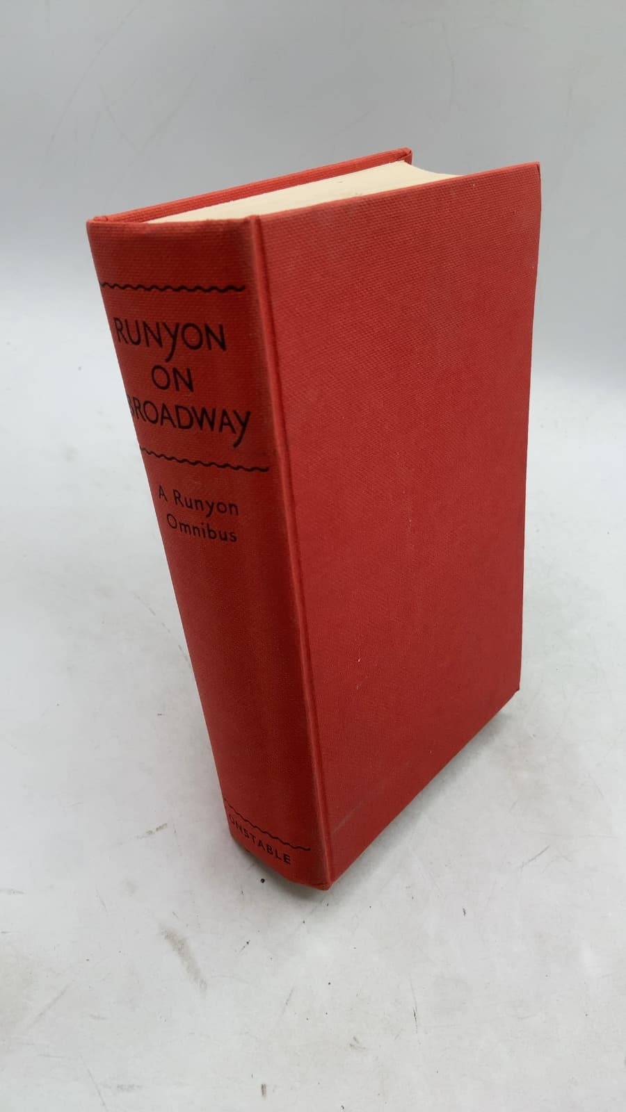 Runyon on Broadway by Damon Runyon - front cover