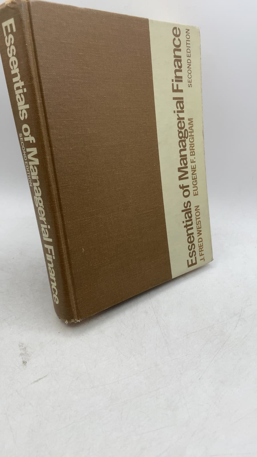 Essentials of Managerial Finance by J. Fred Weston and Eugene F. Brigham - front cover
