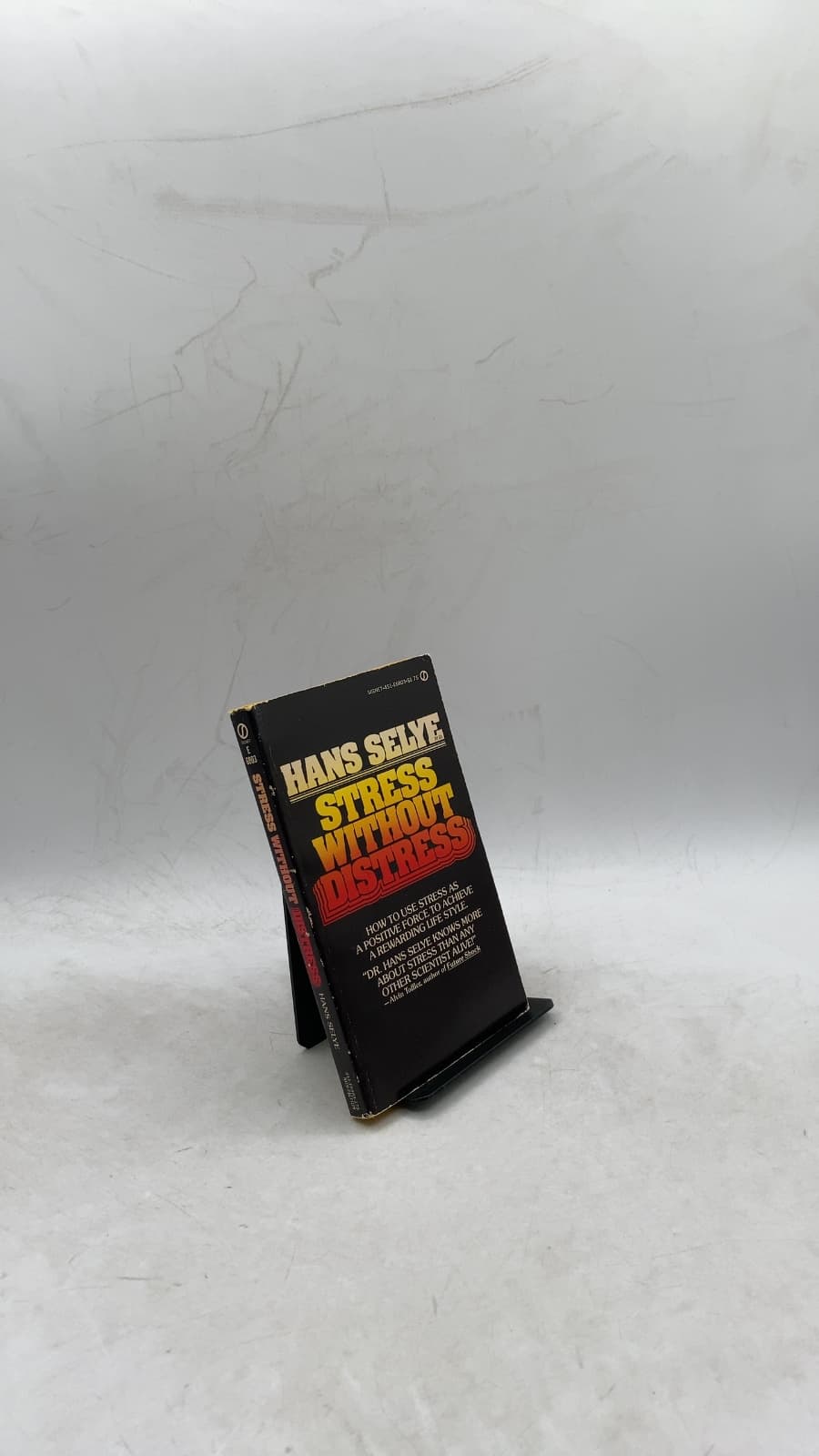 Stress Without Distress by Hans Selye, M.D. - front cover