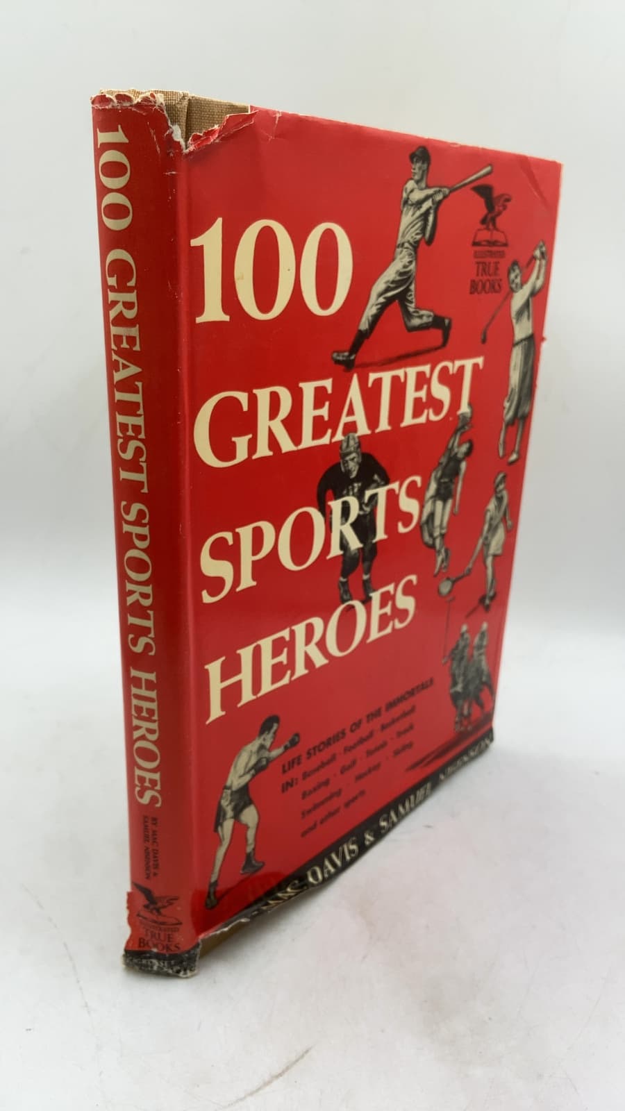 100 Greatest Sports Heroes by Mac Davis - front cover