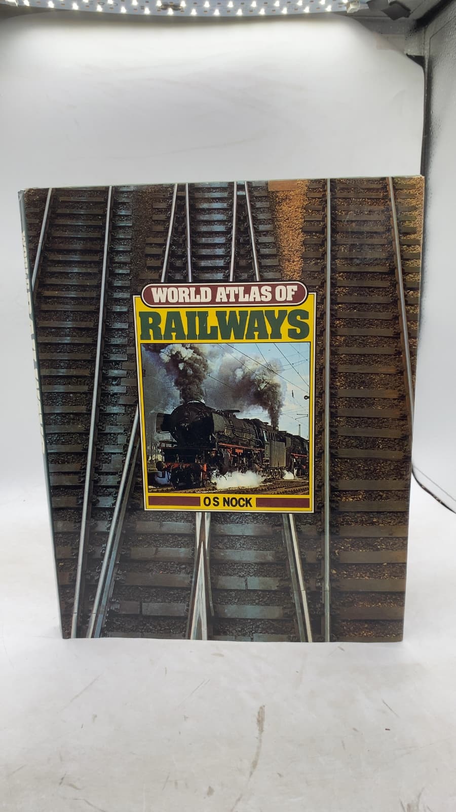 World Atlas of Railways by O. S. Nock - front cover